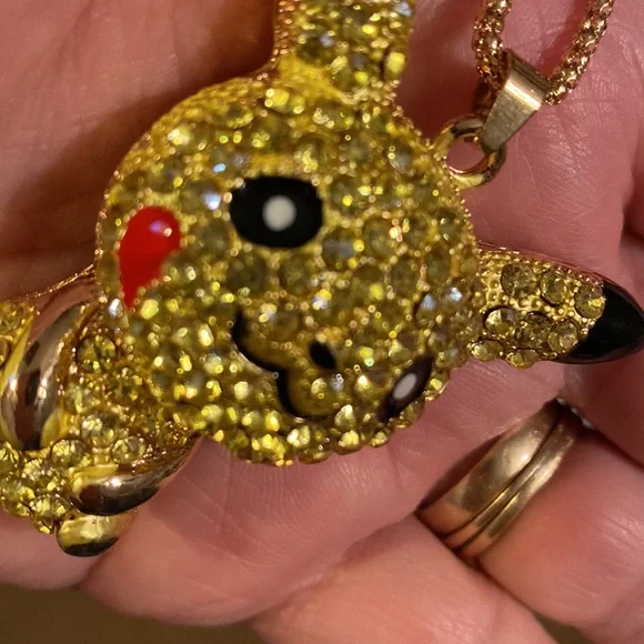 Yellow Pikachu necklace - Picture 3 of 5